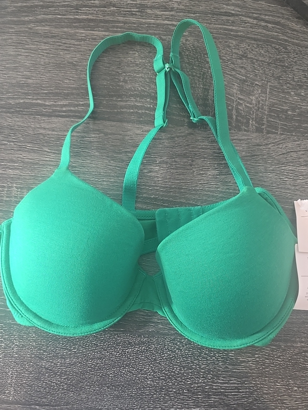 Auden The Everyday Lightly Lined Demi Coverage Underwire Bra Underwire Bra Green
